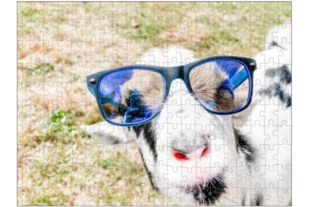 300 Piece Jigsaw Puzzle | Goat In Shades | MODERATE