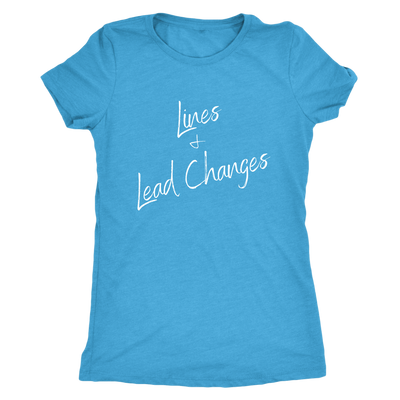Lines and Lead Changes Women's Tee